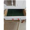 Image 3 : 1950s White Kitchen Hutch With Glass Doors