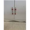 Image 5 : 1950s White Kitchen Hutch With Glass Doors