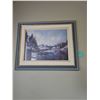 Image 1 : Framed Harbor Scene Print