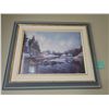 Image 2 : Framed Harbor Scene Print