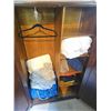 Image 4 : Wooden Two-Door Wardrobe With Shelves