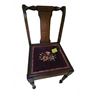 Image 2 : Wooden Chair with Floral Needlepoint Seat