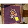 Image 3 : Wooden Chair with Floral Needlepoint Seat
