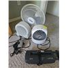 Image 1 : Electric Fans and Heater Lot