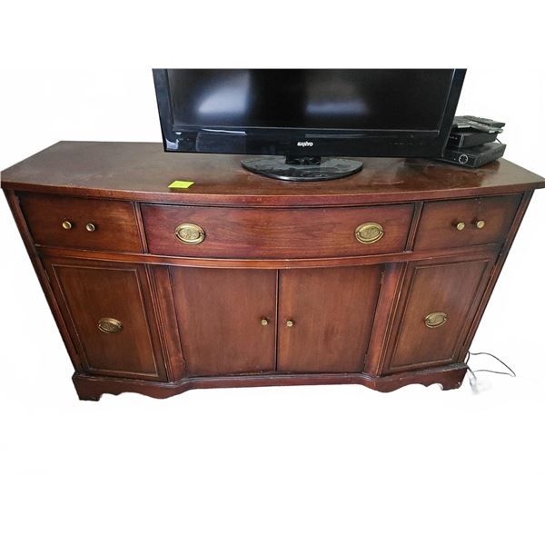 Wooden Sideboard 58*32 with Brass Hardware