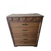 Image 1 : Wooden Chest of Drawers, 34x44 Inches