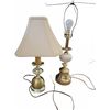 Image 2 : Brass and Ceramic Table Lamps