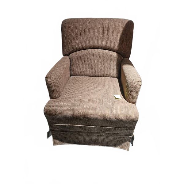 Brown Upholstered Armchair