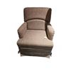 Image 1 : Brown Upholstered Armchair