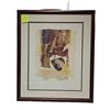 Image 1 : Framed Abstract Print, 21 x 26 Inches