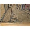 Image 3 : Framed Painting, 33x27, Street with Church