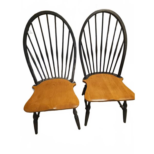 Wood Windsor-Style Chairs