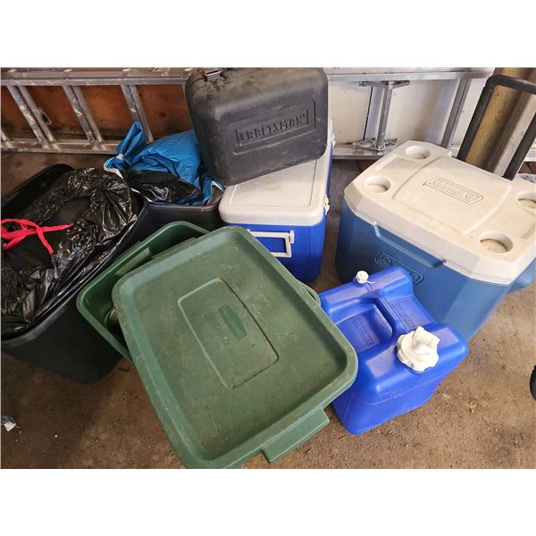 Camping and Storage Gear Lot