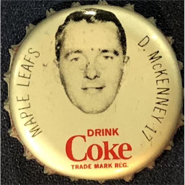 1964-65 COCA COLA NHL BOTTLE CAPS - DON McKENNEY