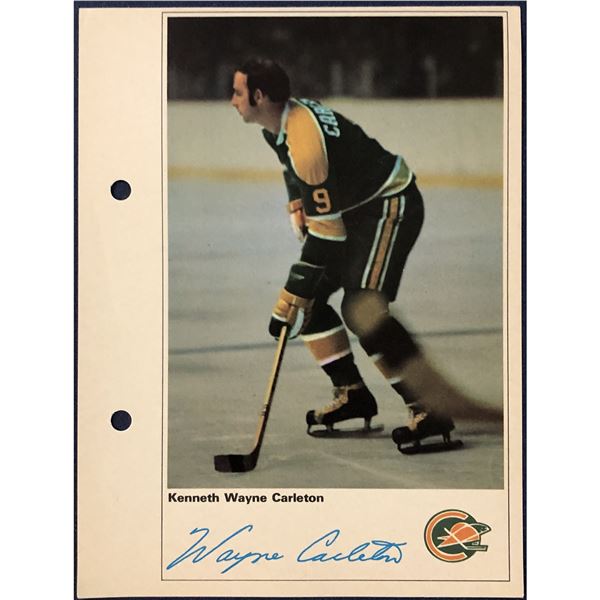 1971 TORONTO SUN NHL ACTION PLAYERS - WAYNE CARLETON