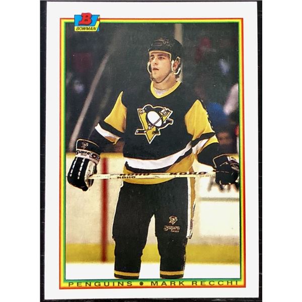 1990-91 BOWMAN MARK RECCHI (HOF) ROOKIE CARD