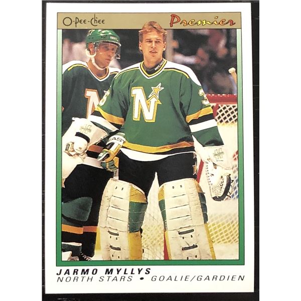 1990-91 O-PEE-CHEE PREMIER NHL JARMO MYLLYS ROOKIE CARD