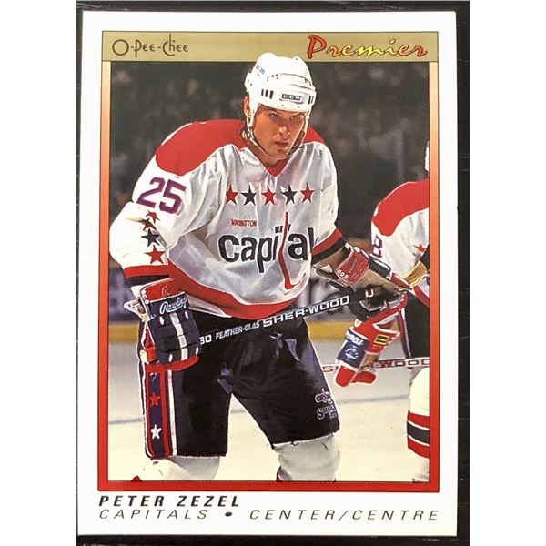 1990-91 O-PEE-CHEE PREMIER NHL PETER ZEZEL