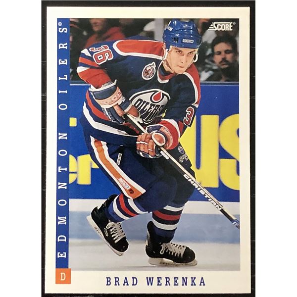 1993-94 SCORE BRAD WERENKA ROOKIE CARD