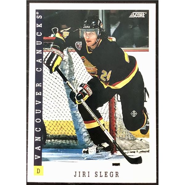 1993-94 SCORE JIRI SLEGR ROOKIE CARD