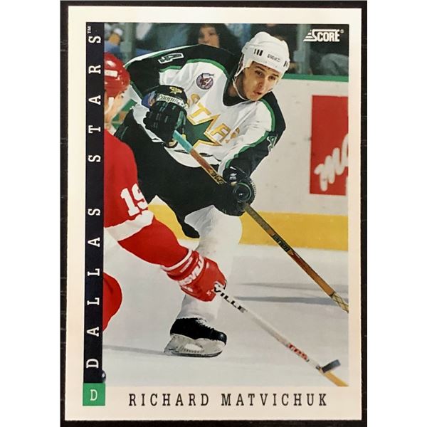 1993-94 SCORE RICHARD MATVICHUK ROOKIE CARD