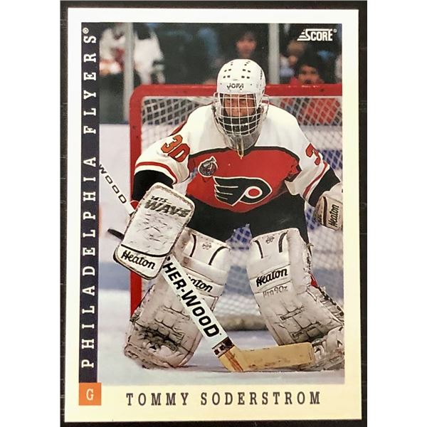 1993-94 SCORE TOMMY SODERSTROM ROOKIE CARD