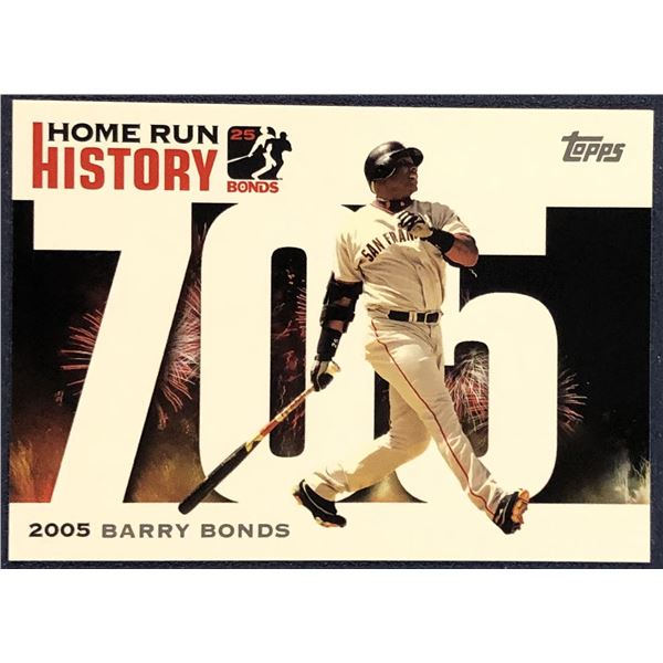 2006 TOPPS BARRY BONDS