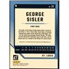 Image 2 : 2024 DONRUSS GEORGE SISLER (HOF)