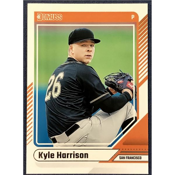 2024 DONRUSS KYLE HARRISON ROOKIE CARD