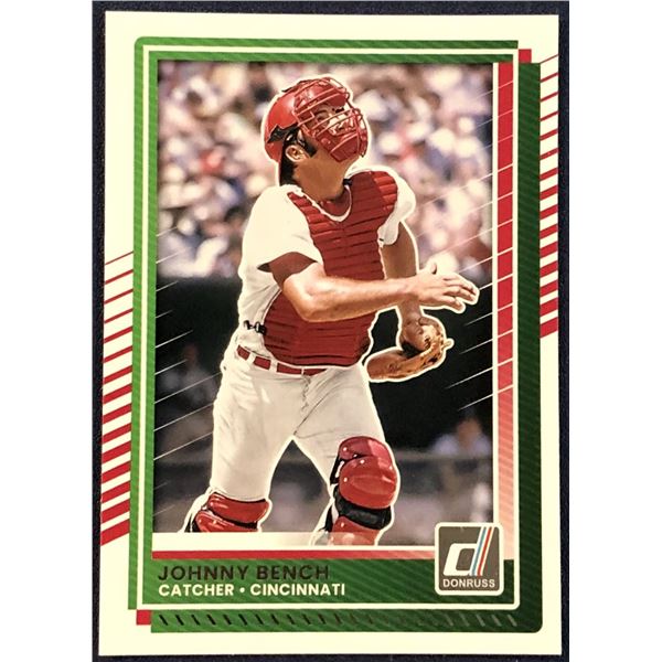 2025 DONRUSS BASEBALL JOHNNY BENCH (HOF)