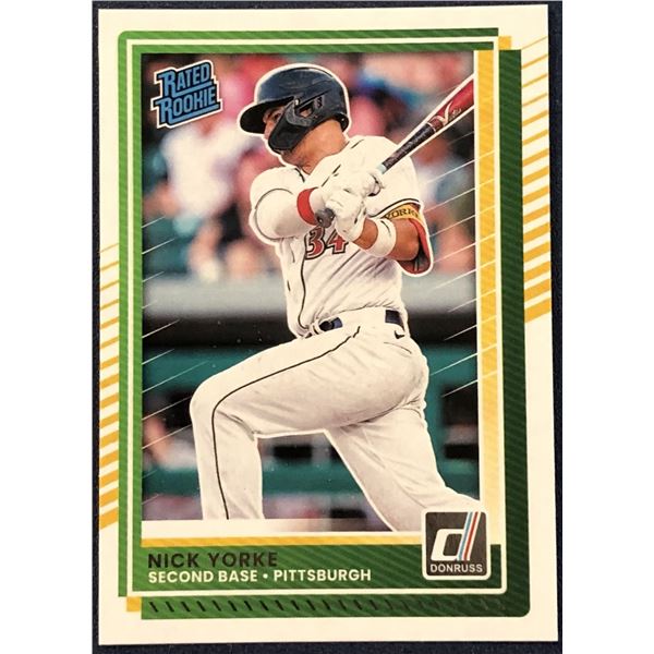 2025 DONRUSS BASEBALL NICK YORKE ROOKIE CARD