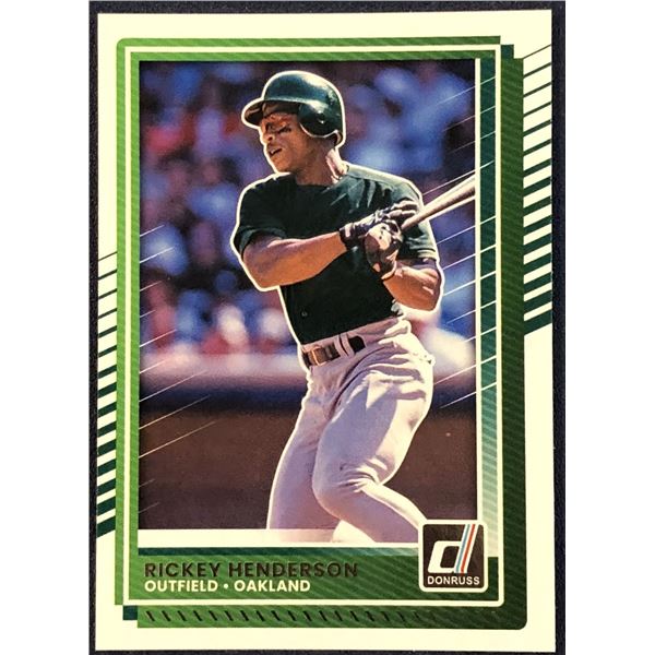 2025 DONRUSS BASEBALL RICKEY HENDERSON (HOF)