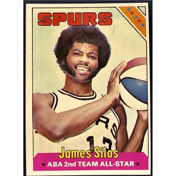1975-76 TOPPS ABA BASKETBALL JAMES SILAS