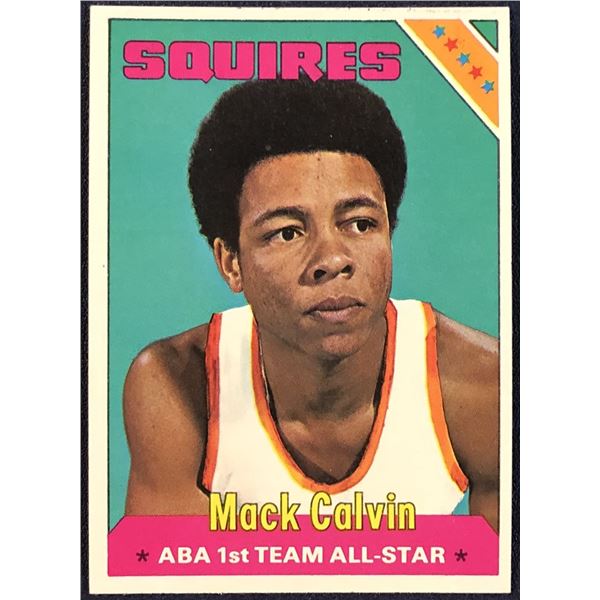 1975-76 TOPPS ABA BASKETBALL MACK CALVIN