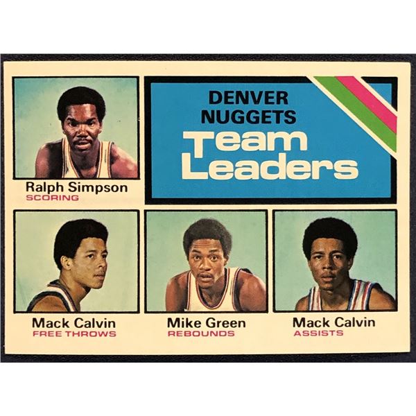 1975-76 TOPPS ABA BASKETBALL RALPH SIMPSON
