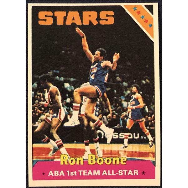1975-76 TOPPS ABA BASKETBALL RON BOONE