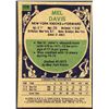 Image 2 : 1975-76 TOPPS NBA BASKETBALL MEL DAVIS