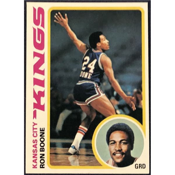 1978-79 TOPPS NBA BASKETBALL RON BOONE