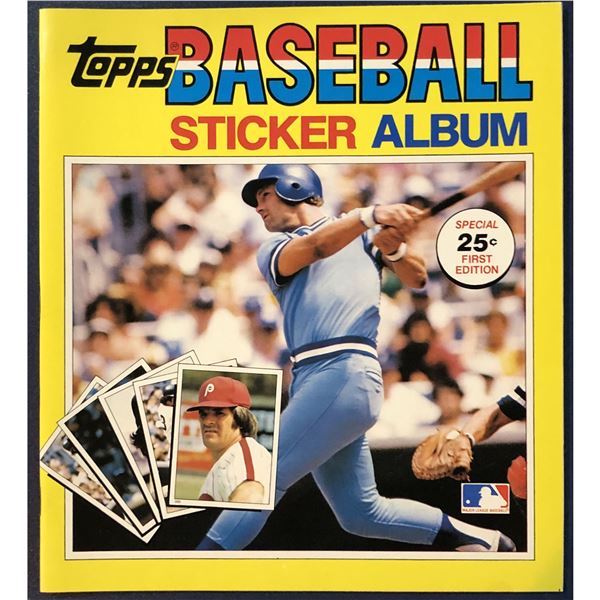 1981 TOPPS BASEBALL STICKER ALBUM - GEORGE BRETT (HOF)