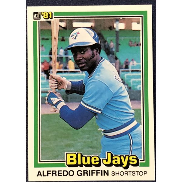 1981 DONRUSS BASEBALL ALFREDO GRIFFIN