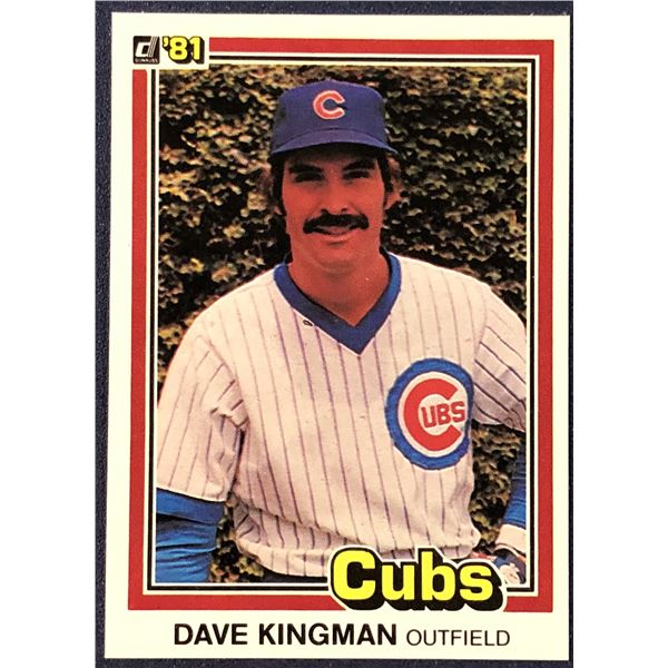 1981 DONRUSS BASEBALL DAVE KINGMAN
