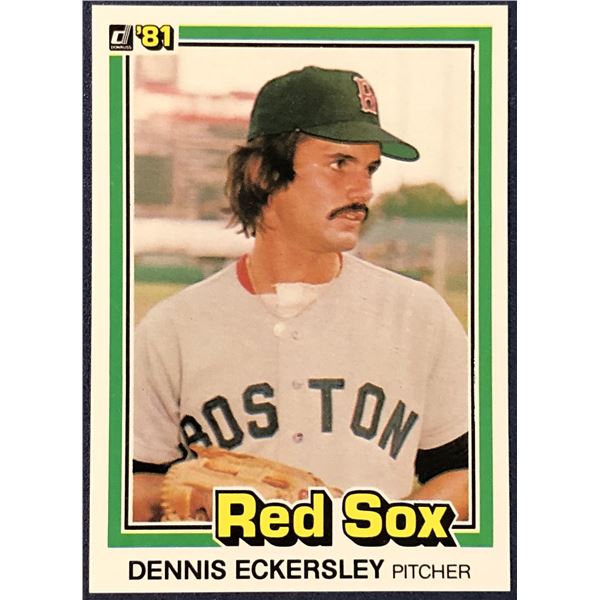 1981 DONRUSS BASEBALL DENNIS ECKERSLEY (HOF)