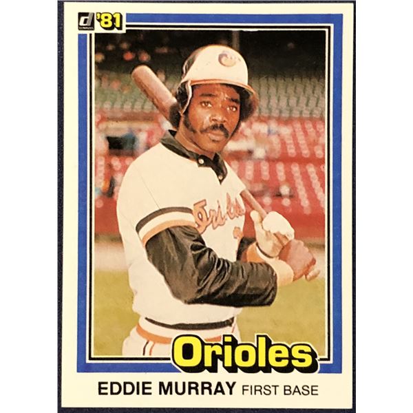 1981 DONRUSS BASEBALL EDDIE MURRAY (HOF)