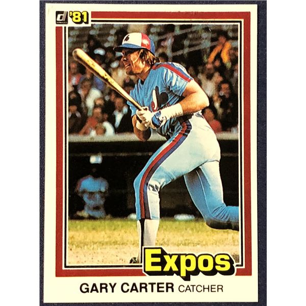 1981 DONRUSS BASEBALL GARY CARTER (HOF)
