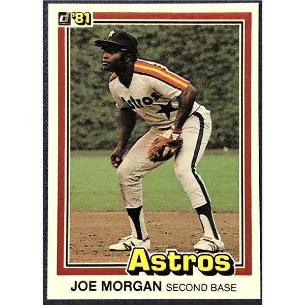 1981 DONRUSS BASEBALL JOE MORGAN (HOF)