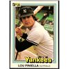 Image 1 : 1981 DONRUSS BASEBALL LOU PINIELLA