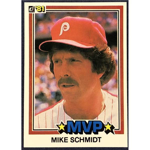 1981 DONRUSS BASEBALL MIKE SCHMIDT (HOF)