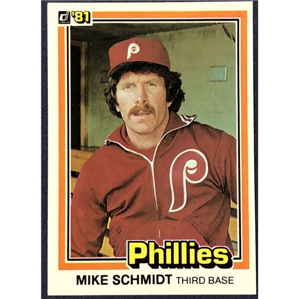 1981 DONRUSS BASEBALL MIKE SCHMIDT (HOF)