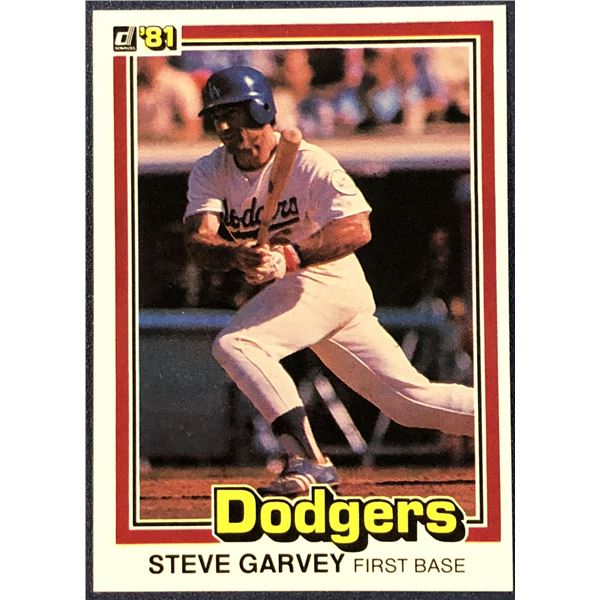 1981 DONRUSS BASEBALL STEVE GARVEY