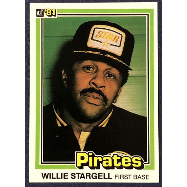 1981 DONRUSS BASEBALL WILLIE STARGELL (HOF)